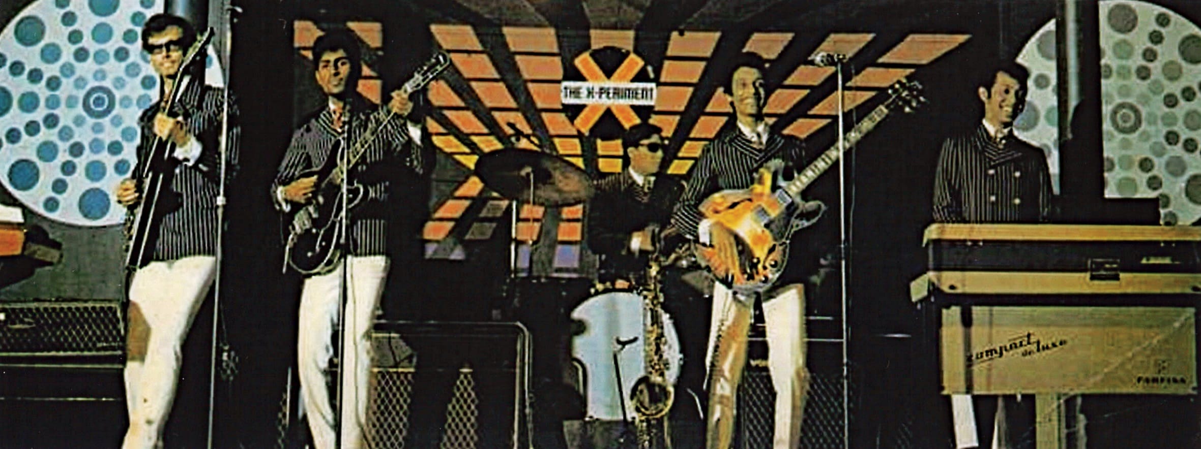 The X-periment, which was formed in 1967, performing at the Baron Night Club on Upper Serangoon Road where it held a lengthy residency. Courtesy of Joseph C. Pereira.Add your alt text here